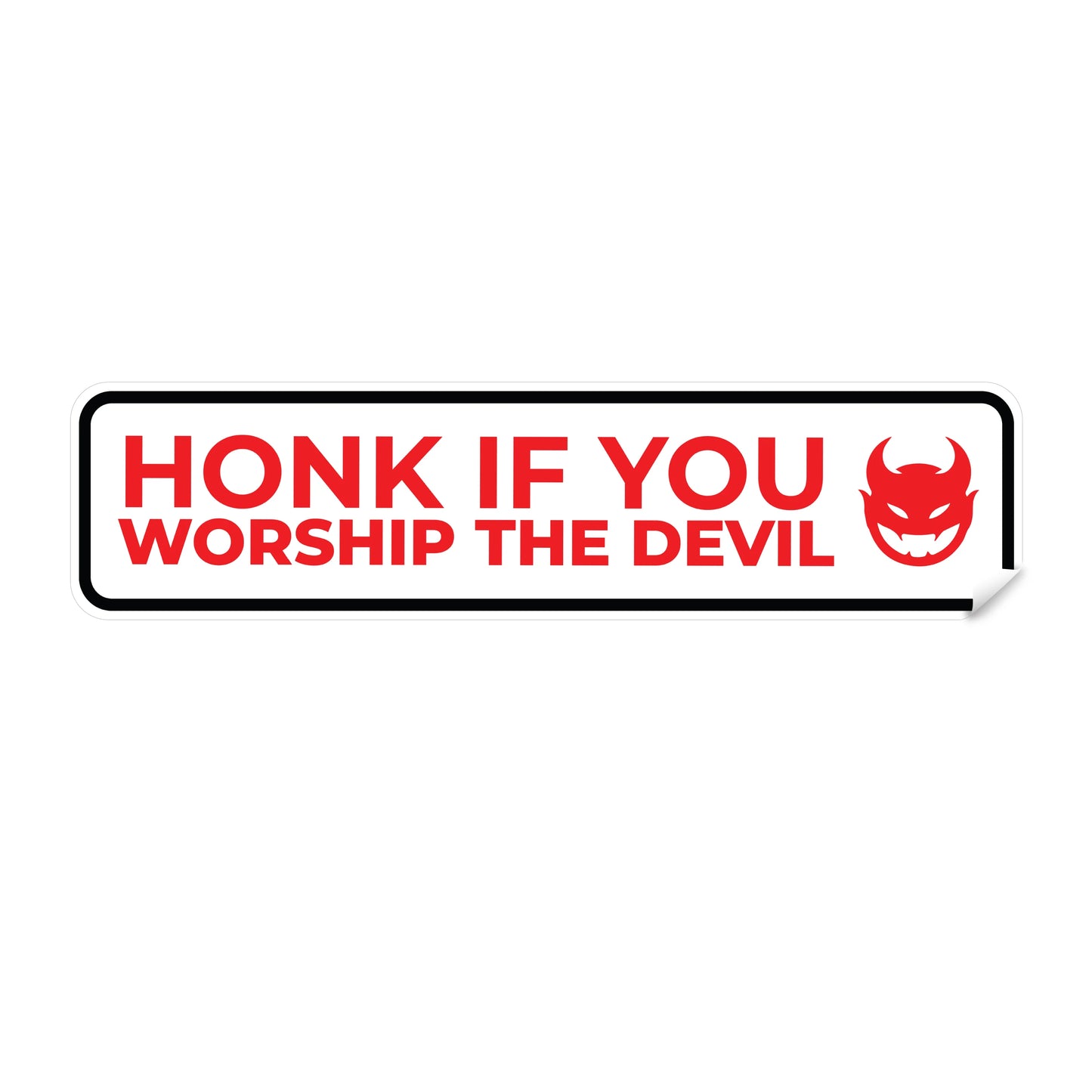 Devil Bumper Sticker